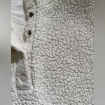 Aerie Women’s Size XL Oversized Cream Sherpa Snap Front Pullover Photo 8