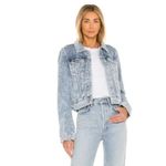 Free People NWT X Revolve Rumors Denim Jacket in Indigo Wash Photo 0