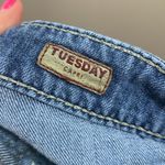 Silver Jeans  Tuesday Thick Stitched Distressed Capri Jeans Photo 2