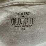 J.Crew  The Collector Tee white short sleeve crewneck stretchy "Cheers" t-shirt Photo 5