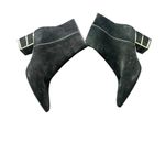 Steven By Steve Madden  Bailei Suede Black Ankle Boots Size 8 Photo 4