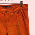DKNY Y2K  Jeans pumpkin orange corduroy mid-rise flare East Village Jean sz 8 Photo 1