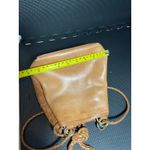 Vintage Woven Leather Crossbody‎ Bag Purse Bucket Style Purse Photo 9