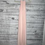 David's Bridal Soft Mesh Halter Bridesmaid Dress Petal Pink 2 Photo 2