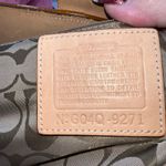 Coach VintageSuede Leather Satchel Bag Tan Brown Buckle Flap Closure Photo 2