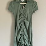 She & Sky Sage  Green Ruched body con dress small NWT  She Sky  Photo 0