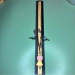 Handmade Kawaii Anime Fox Girl Cottagecore Charm Necklace Yellow Photo 6