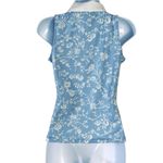Laura Ashley Golf & Tennis Sleeveless
Polo Shirt in Dainty Blue Floral XS NWT Photo 1