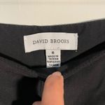 DAVID BROOKS Black Wide Leg Sailor Button Accent Dress Pants Women's Size 8 Photo 3