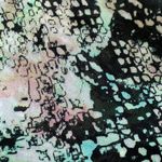 Bobeau  Hi Low Dress Womens Small Green Snakeprint Boho Colorful Photo 13