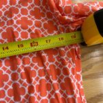 Peter Millar  Women’s Dress Size Medium Orange & White Patterned Dress Drawstring Photo 5