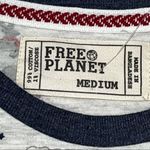 Free Planet T-Shirt Christmas Print All Over Santa Short Sleeve Photo 4