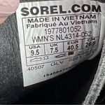 Sorel  Cate Leather Lace-up Ankle Boots US9.5 Quarry (Grey) Gum 2 Waterproof $190 Photo 6