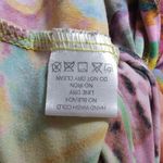 Erin London M Easter Bright Paisley Top in Pink Yellow Green Size M Photo 4