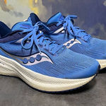 Saucony  Triumph 21 Women’s Blue Running Shoes Size 10 Photo 0