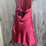 NWT LENA L Charm Tie Back Halter Mini Dress Pink Size L Photo 10