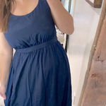 As You Wish AS u wish navy blue maxi dress size XLarge Photo 5
