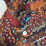 Figueroa & flower Casual Button Down Shirt with Geometric‎ Pattern size Large Red Photo 1