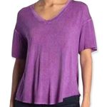 Abound  Women’s Washed V-neck High-Low Short Sleeve T-shirt Photo 0