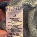 Aeropostale AERO Sz XS Pullover Green Short Hoodie Sweatshirt Spell Out Logo Photo 4