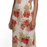 Paper Heart Dress Womens Floral Linen Sleeveless Maxi Pink Mauve Rose XS Orange Photo 0