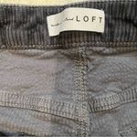 Loft Slate Gray Corduroy Jeans Cropped Raw Hem, Sz 31/12 Photo 9