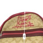 Coach NWOT  Vale Medium Charlie Backpack Signature Canvas With Rexy By Guang Yu Photo 6