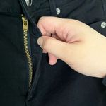 Good American Good Waist Split Hem Jeans Black Women’s Size 26 Grommet Detail Photo 11