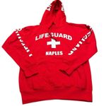 NAPLES LIFEGUARD hoodie Red Photo 0