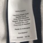 Talbots Womans Blouse Size L Bell Sleeve Nautical Preppy Beach Vacation Travel Photo 5