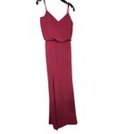 Dress the Population New  Gracelyn Blouson Jersey Gown In Hibiscus Sz M $248 Photo 2