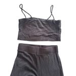 STILLWATER‎ Ribbed Wide Leg Pant Set Black XS Photo 2