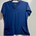 Jockey Blue Short Sleeve Tee Scrub Top (968) Size L Photo 0