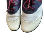 Vivobarefoot Red White Blue Linx Golf Shoes Lace Up Athletic Size 39 8.5 Women's Photo 3