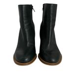 See By Chloe Keira Leather Crepe Block Heel Zip Booties Women’s 38.5 Spring Black Size 7.5 Photo 1