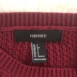 Forever 21 Burgundy Knit Sweater Photo 1