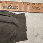 Caslon 100% Linen Joggers Women’s Sz XS Petite Cropped Cuffed Drawstring Pockets Green Photo 12