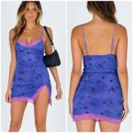 Dolls Kill  MOTEL Lilac Rose Coty Mini Dress Sexy Lace Négligée Club Party Sz XS￼ Photo 2