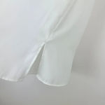 Ming Wang Crepe de Chine Tank Top V Neck Minimalist Lightweight White XS NWT Photo 6