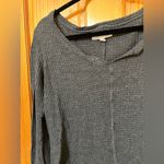 Aeropostale  deep Gray Thermal Henley Long Sleeve Photo 4