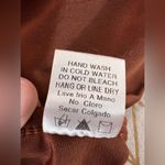 Tea N Rose  NWT The Tyrone Embroidered Dress In Brown Velvet Size L Photo 13