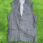 Fabindia Grey and Black 100% linen Waistcoats Photo 0