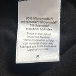 Beyond Yoga Beyond the Bump Yoga Tank Top Women Small Maternity Twisted Racerback Soft Black Photo 2