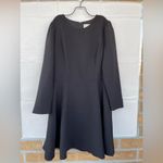 Gal Meets Glam  Black Celeste Puff Sleeve Fit Flare Circle Skirt Dress size 18 Photo 1