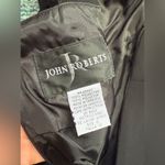 Vintage John Roberts little black dress with ruffle collar, size 10 Photo 7