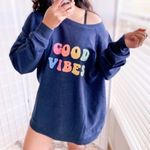 Wildfox ๐
บ Good Vibes pastel textured statement sweatshirt size M Photo 7