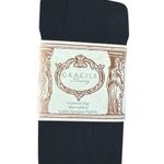 Vintage Gracile Hosiery Black Control Top Tights | NOS | Made USA Photo 0