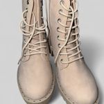 DV by Dolce Vit Women's Cream Lace-Up Ankle Boots Photo 0
