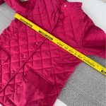 Van Heusen  Red Quilted Fleece Lined Lightweight Jacket Fisherman Aesthetic Small Photo 5