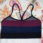 Lululemon  padded striped athletic top halter back size missing see measurements Photo 2